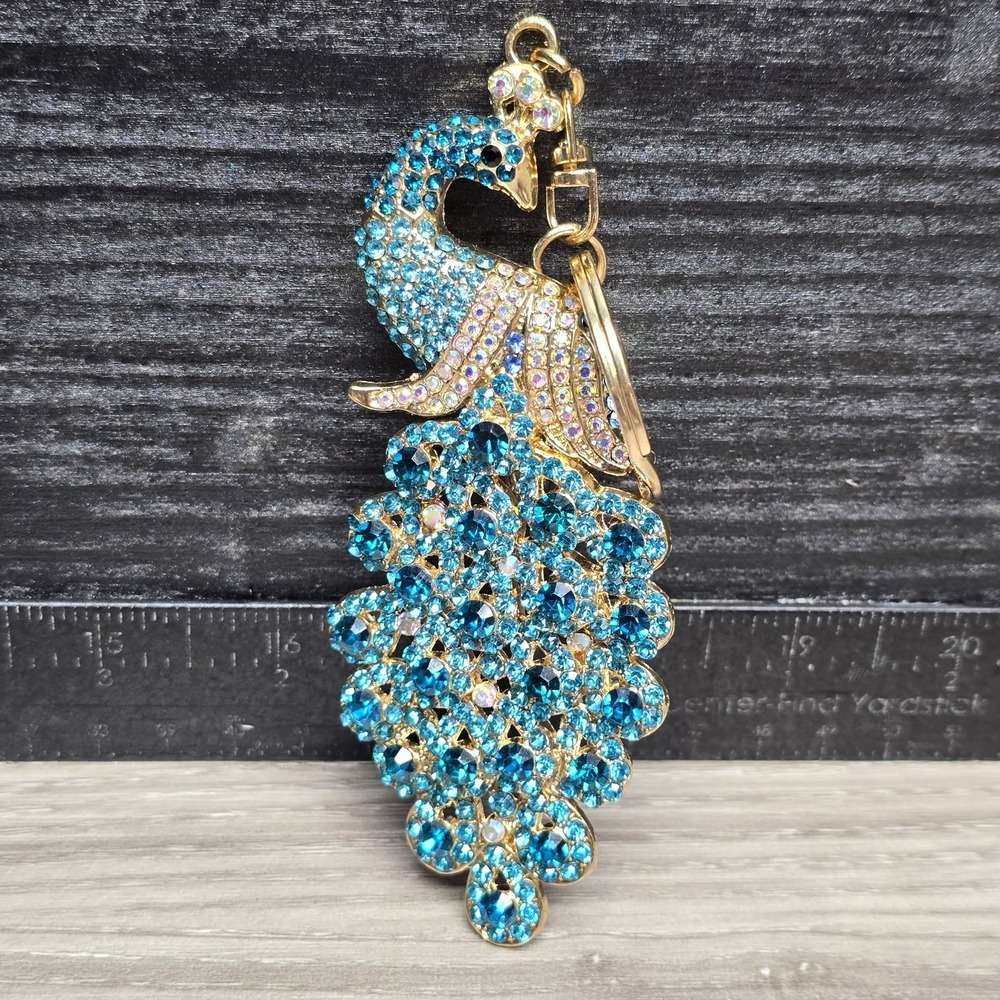 Vintage Keychain Peacock